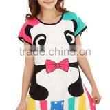 Women's Bear Cartoon Sleepwear Short Sleeve Multicolor thumbnail-1