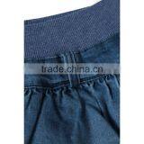 Latest Design Round Pocket Design Sky Blue Culottes Lace Kid Ruffle Dress Pants thumbnail-6