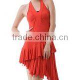 Newest Latin Dancing Costumes, Elegent Dancing Costume, High Quality Dance Performance Wear,Latin Style Tassels Skirt (A49) thumbnail-1