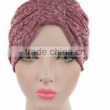 Diamante Cotton Hair Bonnet Hat Muslim Hijab Head Wrap Headscarf thumbnail-6