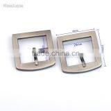 25mm 1inch Square Metal Alloy Buckle Pin Belt Bag Buckle High Polish Black Nickle Brush Color Craft Accessories BK-013 thumbnail-3