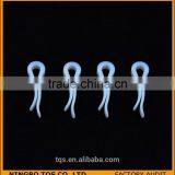 Garment Accessory Without Teeth Shirt Packing White Plastic Clips thumbnail-1