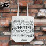 2017 Canvas Letter Design Monogram Fashion Printing Tote Bag for Shopping thumbnail-3