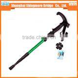 Cheap Wholesale High Quality 4 Section Aluminium Alloy Hiking Stick thumbnail-5