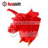 Easy Puzzle for Kid Diy Kit Toy Bull Trophy 3D Felt Puzzle thumbnail-1