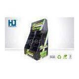 Customized Double Folding Corrugated Cardboard Magazine Wall Display Shelf