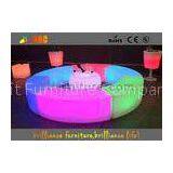 Color Changing RGB LED Bar Stool , PE LED Outdoor Bar Table and Chairs thumbnail-1