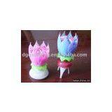 Sell Lotus Candle With Birthday Music thumbnail-1