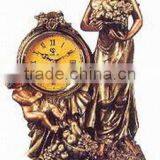 Beautiful Artistic Polyresin Statue Table Clock thumbnail-5