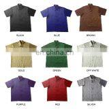 Lofbaz Men Jacquard Shirts Casual Button Down Vintage Paisley Patterned thumbnail-2