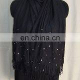 Viscose Scarf With Metal Studs 2017