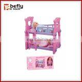 Baby Toy Doll Bed With Doll thumbnail-1
