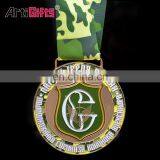 Custom Design Color Brilliancy Marathon Running Title Sport Ranked Race Metal Medal thumbnail-1