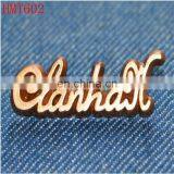 Custom Jeans Zinc Alloy Plate