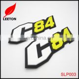 Factory custom colors rubber PVC label patches