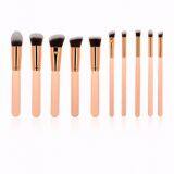 HMJ Makeup Brush Set 10PCS Makeup Brush Kit High Quality Custom Logo Wholesale Makeup Brush thumbnail-3