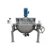 Full Stainless Steel Jacketed Industrial Cooking Kettle/Industrial Steam Pressure Kettle/Jacketed Cooker thumbnail-3
