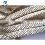 Customized 12 * 4mm Kevlar Braided Cord Rope Used on Glass Tempering Plant Quenching Section thumbnail-6