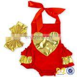 2019 Cheap Infant Clothing Rompers Print Cardioid Design Totter Baby Costumes Rompers Clothing thumbnail-1