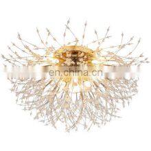 Gold Modern Crystal Designs Glass Ball Bedroom Kitchen Chandelier LED Light thumbnail-3