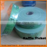 2015 hot sale Pentacle green series coupon ticket raffle ticket official sale ticket rolls meeting ticket