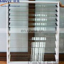 Build-in Glass Louvers Window Toughened Glass Louver Windows