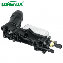 Oil Cooler Filter Adapter Housing 68105583AF For Jeep Chrysler Dodge 3.6 2014-17 thumbnail-2