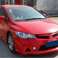 Honda Civic Bumper 11-14 Eight-generation Civic Front Bumper Rear Bumper Side Skirt RR Civic Car Modifications thumbnail-3