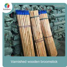 Straight Round Thick Wooden Stick Broom and Mop Sticks thumbnail-2