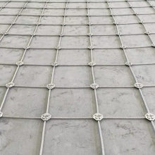 316 Stainless Steel Rope Mesh Crane Floodlights Fall Protection Nets Steel Wire Mesh Anti-Drop Cover Safe Net thumbnail-4