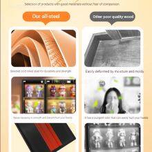 Minimalist White Figure Display Cabinet|360 View Glass Showcases| for Modern Pop Culture Retailers thumbnail-5