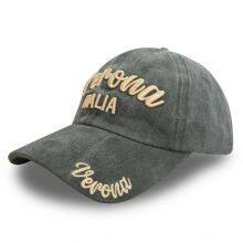 Custom Caps Manufacturer Wholesale 6 Panel Stone Washed Dad Cap Cotton Vintage Baseball Hat Custom Embroidery Logo Texas Sports Caps thumbnail-4