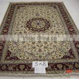 Oriental carpet of boutique hand tufted silk sacred masjid carpet