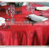 Upscale Hotel Dining Table Cloth Jacquard Table Cloth thumbnail-4