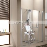 good selling free standing pu shower seat