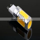 High efficiency G9 LED Lamp with 5pcs COB LEDs with CE&RoHS