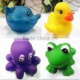 2015 Rubber Yellow Duck Bath Toy/ Dophine Bath Toy/rubber whale bath toy from Everfriend