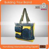1558 Host Sale Best Quality PU Jeans Tote Bags for Woman Denim Handbags thumbnail-1