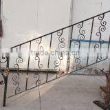 High Quality Wrought Iron Outdoor Staircase Railing Design thumbnail-1