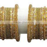Indian Gorgeous Indian Party Wear Wedding Multi Color Bangle For Girls & Women thumbnail-4