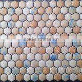 Nice Design Blue White Hexagon Mosaic Kiln thumbnail-4