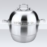 Wholesale Kitchen Appliance Stainless Steel Cookware Steamer Pot