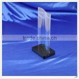 Clear Acrylic Sign Holder, Table Menu Holder With Black Base, Acrylic POS Display,Acrylic Brochure Holder thumbnail-2