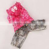 Spring Sequins Yarn Denim Cloth Dog Apparels With Four-legs thumbnail-2