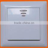 European Style Flush Mounting One Gang One Way Wall Switch With Light (F6101)