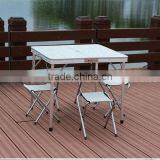 Portable Table And Chair Aluminum Alloy Table Chair Sets Folding Picnic Table And Chairs Quality Choice