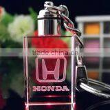 3d Laser Engraving Photo Crystal Glass Keychain Quality Choice