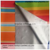 100% polyester 190t silver coated waterproof printed taffeta fabric