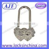 AJF High Quality Cute Sliver Long Shackle Love Lock