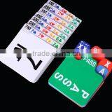 Customized Heat Resistant Casino Poker Cards UV Resistant Gold Playing Cards Glossy Poker Playing Card ---DH20549